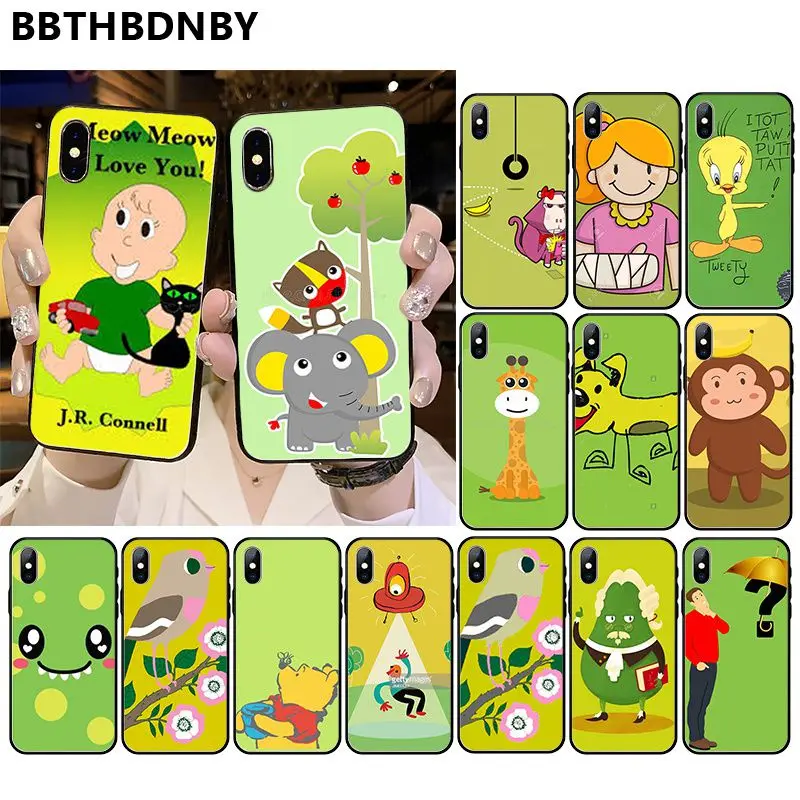 Чехол для телефона милый авокадо черный ТПУ мягкий чехол iPhone 11 pro XS MAX 8 7 6 6S Plus X 5 5S SE