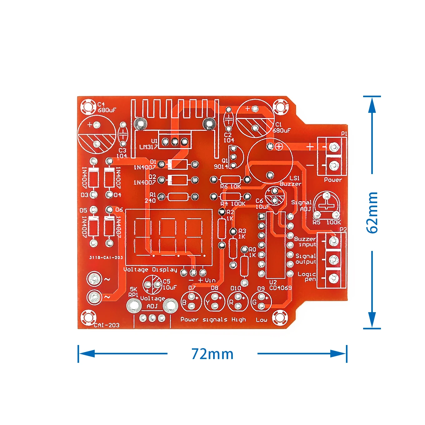 Запчасти для электронных устройств lm317 плата регулятора напряжения с