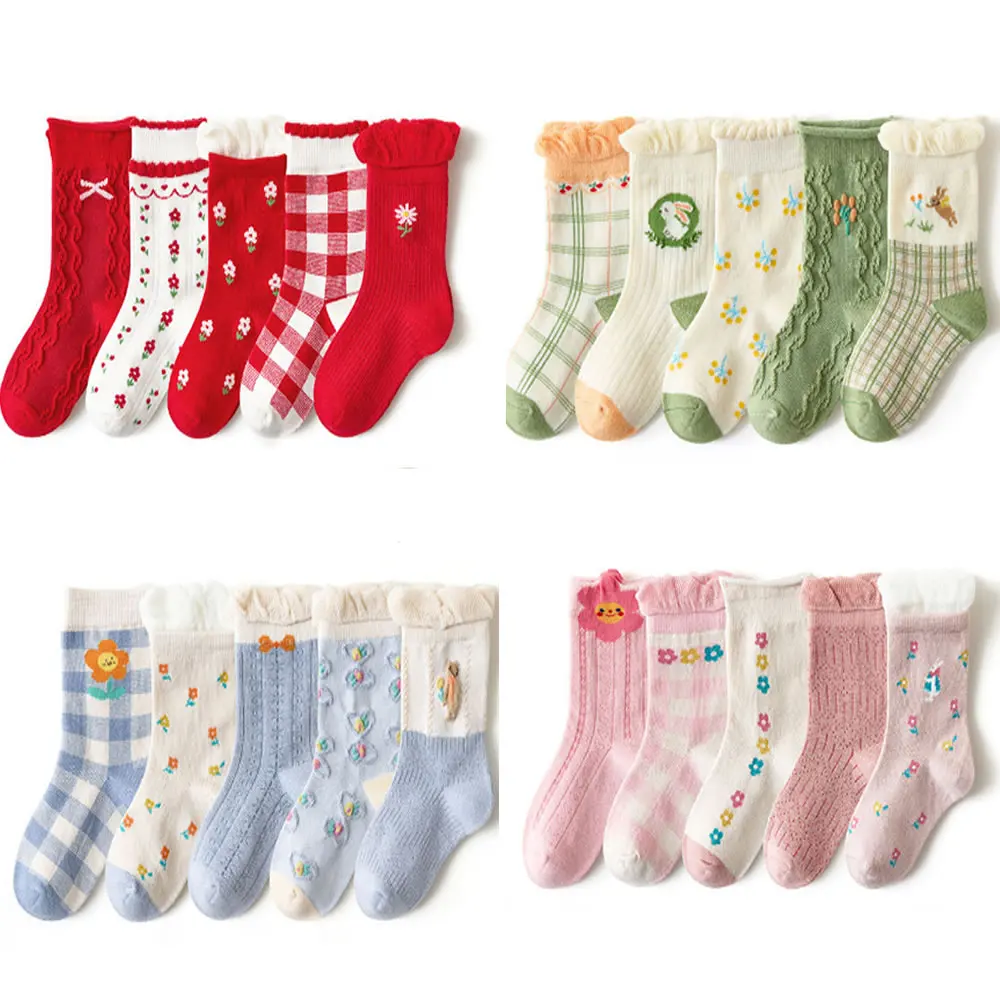 

Детские Мультяшные носки, новые зимние кружевные носки, чистые и свежие милые носки для девочек и студентов, хлопковые носки