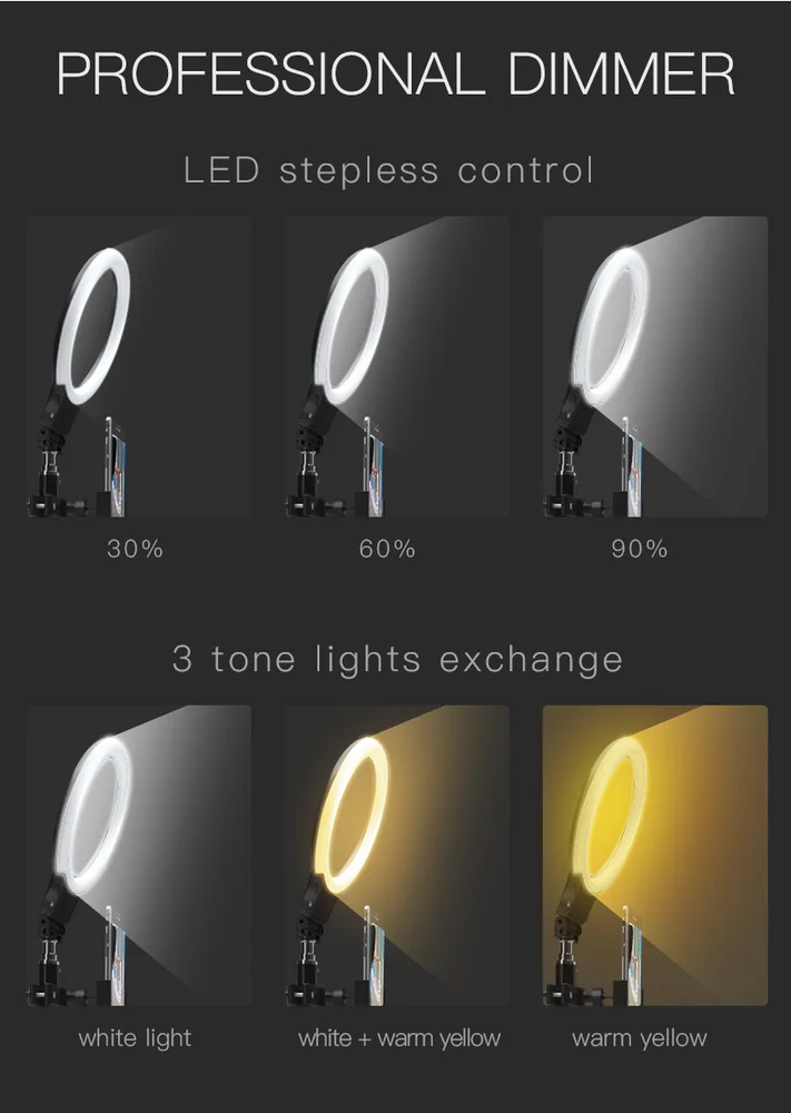 Световое кольцо с регулируемой яркостью 72 светодиода|Макро- и кольцевые
