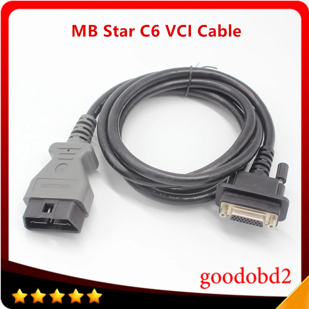 Фото Оригинальный 16-контактный кабель MB Star C6 VCI SD Connect C6 OEM OBD2 №1