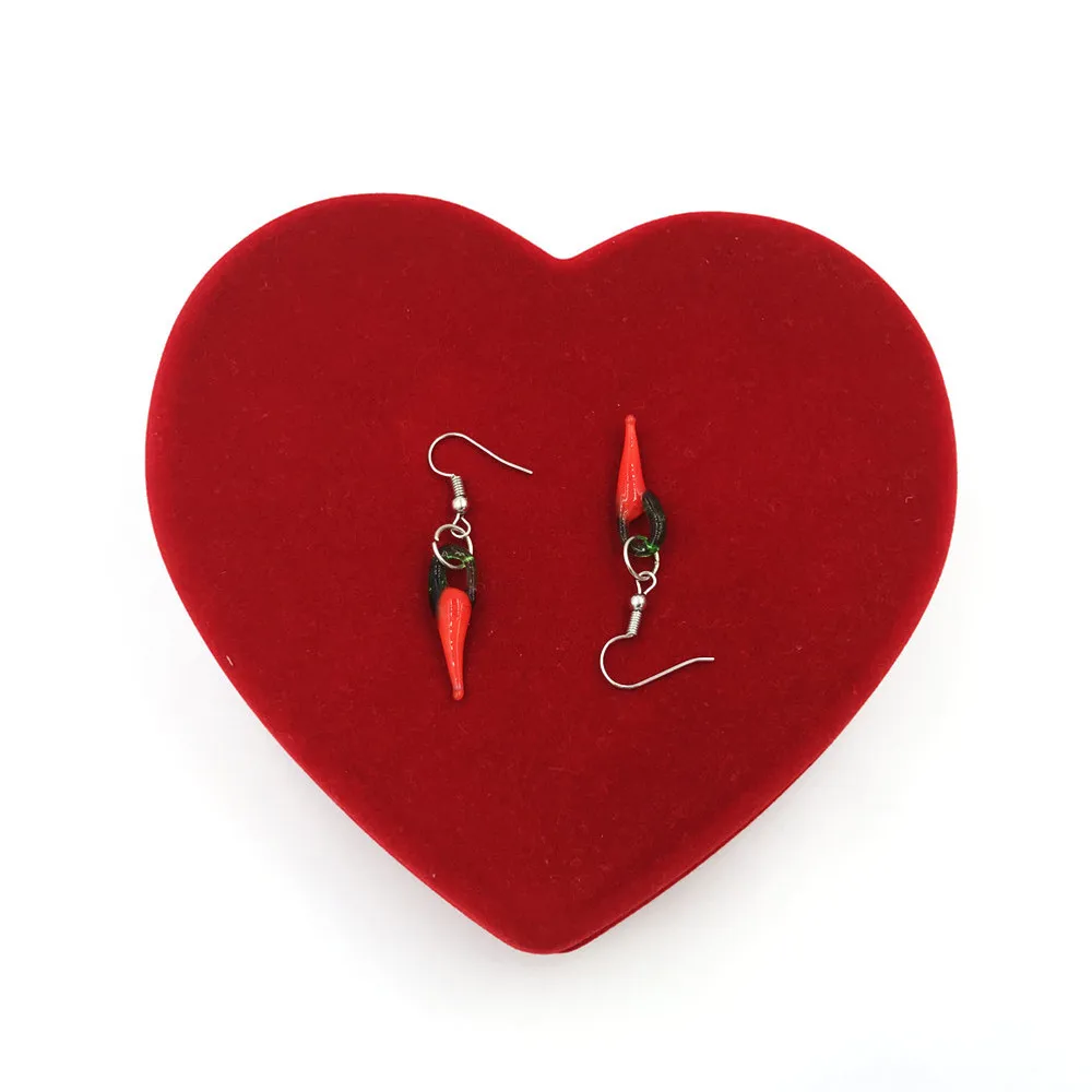 1 пара модные красные серьги с перцем чили|Сувениры для вечеринок| |