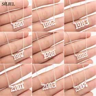 SMJEL панк Старое Английское ожерелье с персонализированной датой s 1980 1999 1988 1989 1990 1995 1992 на заказ Новогоднее ожерелье рождественские подарки