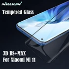 Закаленное стекло для Xiaomi Mi 11, противовзрывное стекло Nillkin 3D DS + MAX, полное покрытие, защита экрана, стеклянная пленка для Xiaomi Mi11