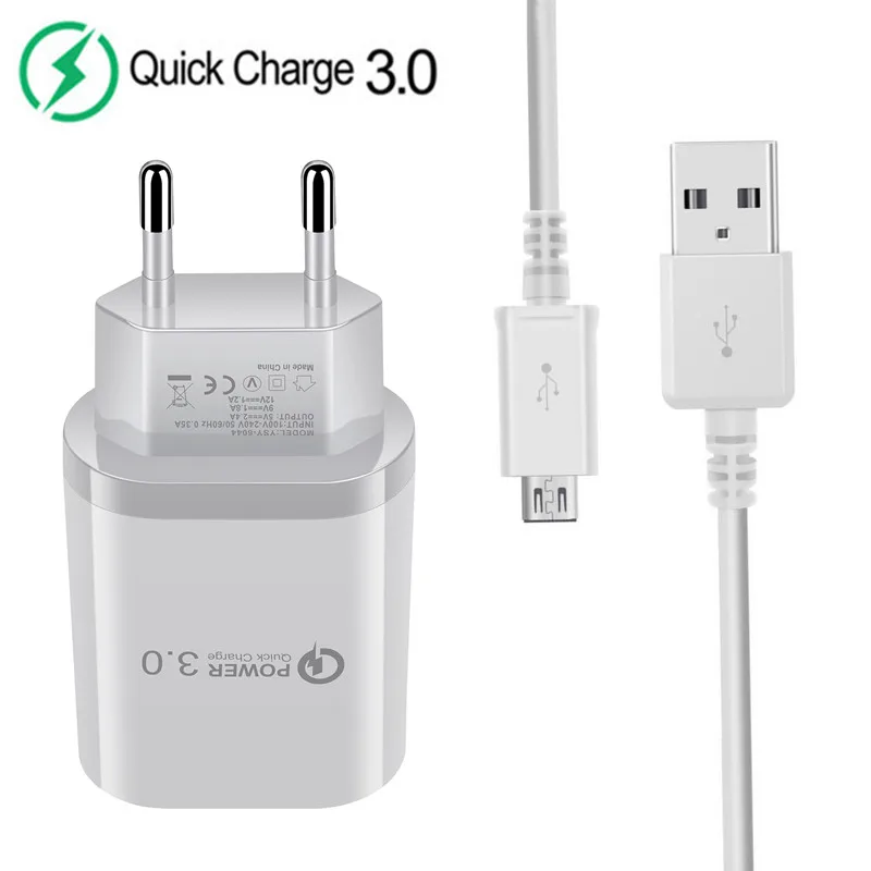 Кабель для быстрой зарядки и передачи данных Samsung Galaxy Nokia 6 Xiaomi Redmi Meizu LG ZTE Blade 20 Android