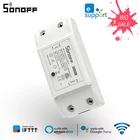 Умный выключатель SONOFF BasicR2, беспроводной релейный модуль, Wi-Fi выключатель, удаленный контроллер, переключатель сделай сам, работает с Alexa Google Home