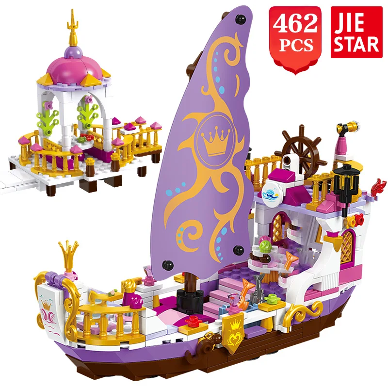 Jie Star Ideas Expert судостроительная серия маленькая сборка кирпичные блоки игрушки для