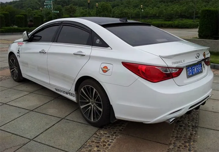 Спойлер на крышу для Sonata 2011-2014 Hyundai спойлер из АБС-пластика цветной задний