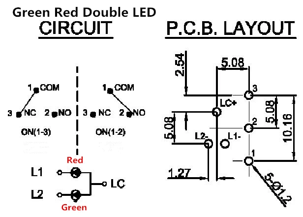 PB26-13M квадратный 15*15 мм с светодиодный SPDT мгновенный самовозвратный pcb кнопочный выключатель для видеопроцессора