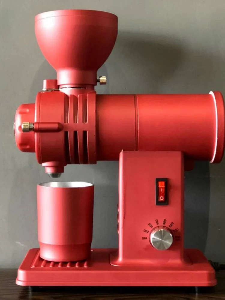 

110V-220V New Electric coffee grinder ghost tooth flat wheel burr grinding potu 10 speed shift thickness 200W 8 speeds