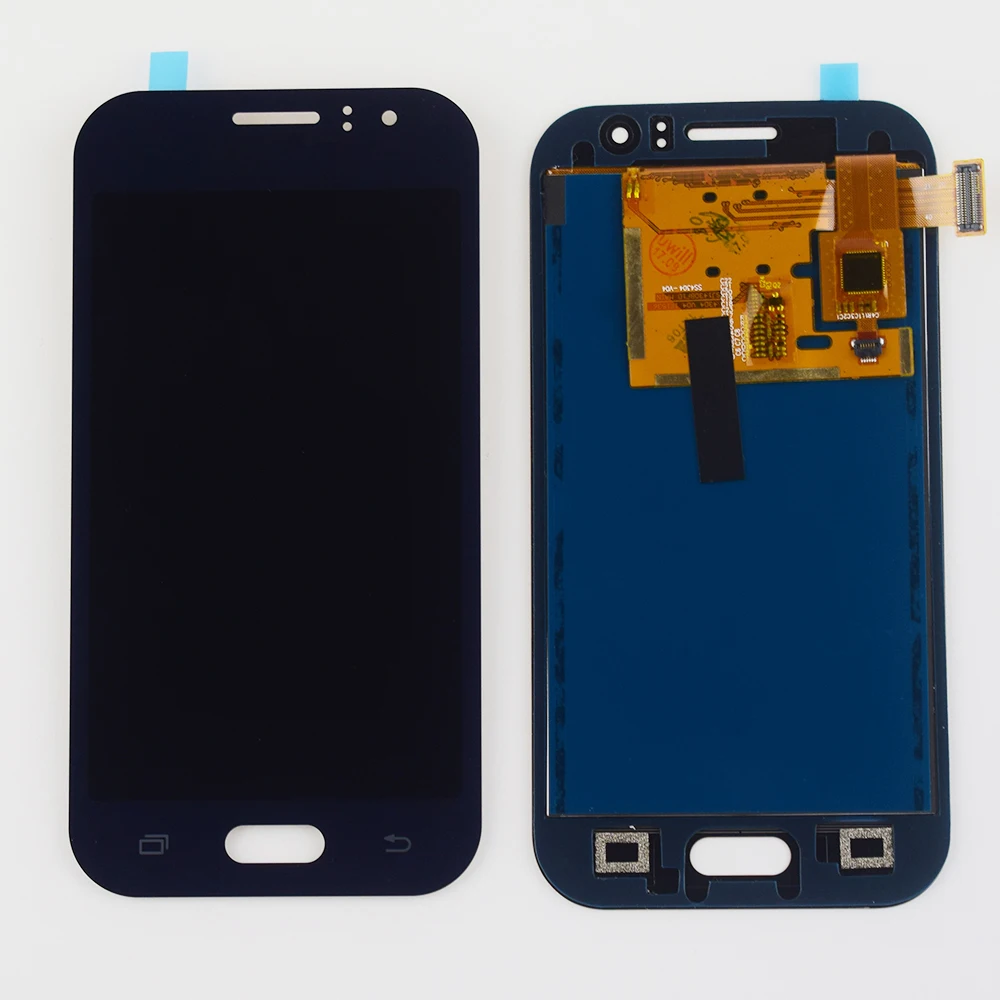 Black Для Samsung Galaxy J1 Ace J110 J110F J110H Сенсорная панель дигитайзер Сенсорное стекло+ ЖК-дисплей экран монитор панель в сборе - Цвет: Black