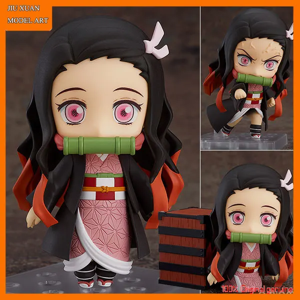 

100% Original: Anime Demon Slayer Kamado Nezuko Q version figma Action Figure Anime Figure Model Toy Figure Collection Doll Gift