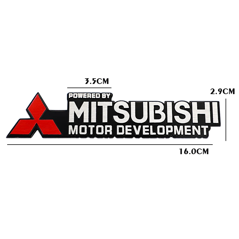 Металлические 3D наклейки с эмблемой багажника для Mitsubishi Pajero Outlander 3 Xl L200 Jinxuan ASX Lancer