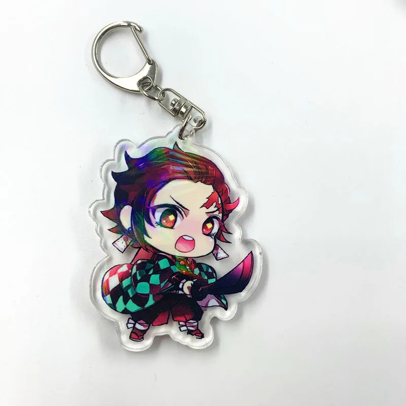 Брелок для ключей из аниме рассекающий демонов: Kimetsu No Yaiba акриловый подвесной