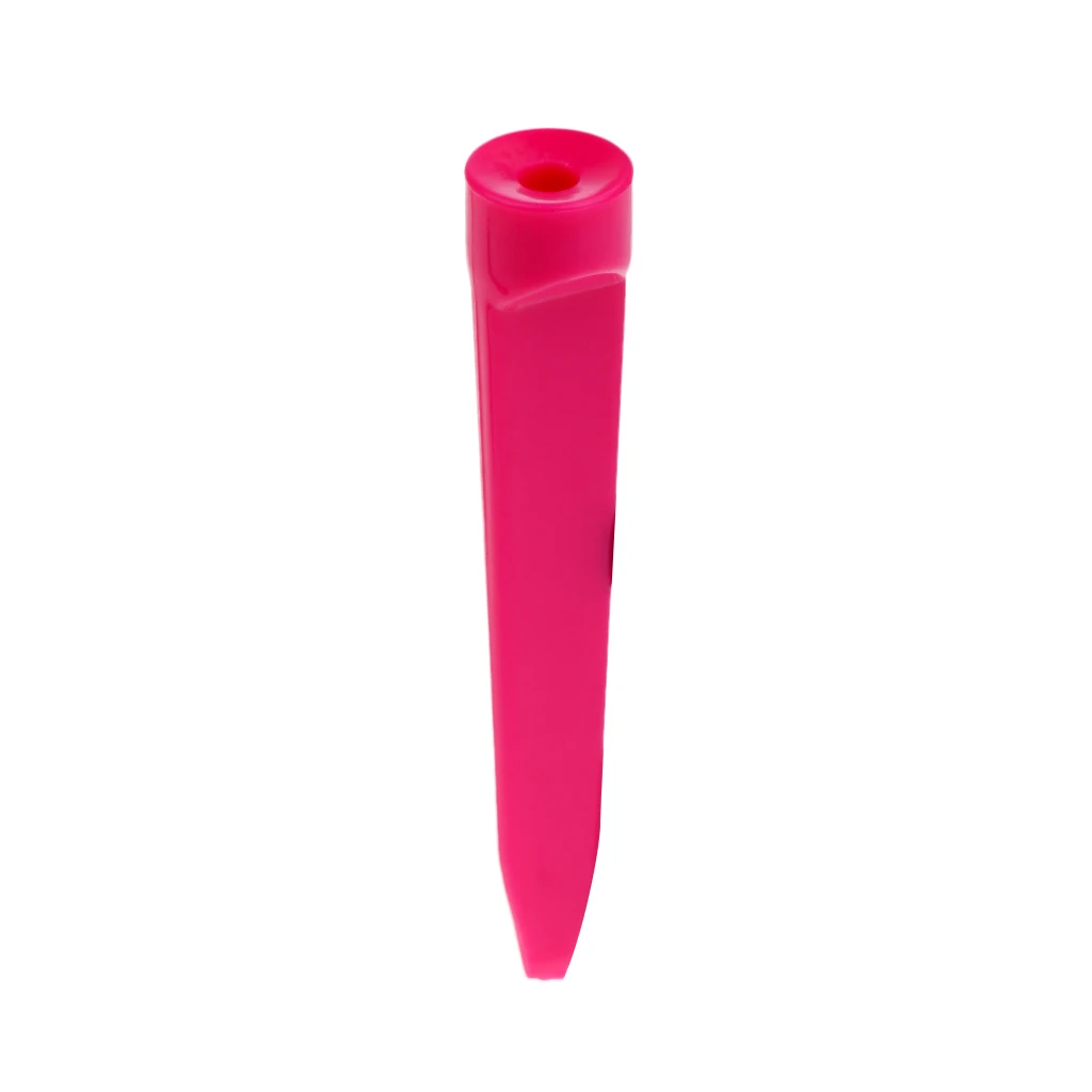 

10 DURABLE STRONG PLASTIC WEDGE GOLF TEES (74mm) RANDOM COLOR