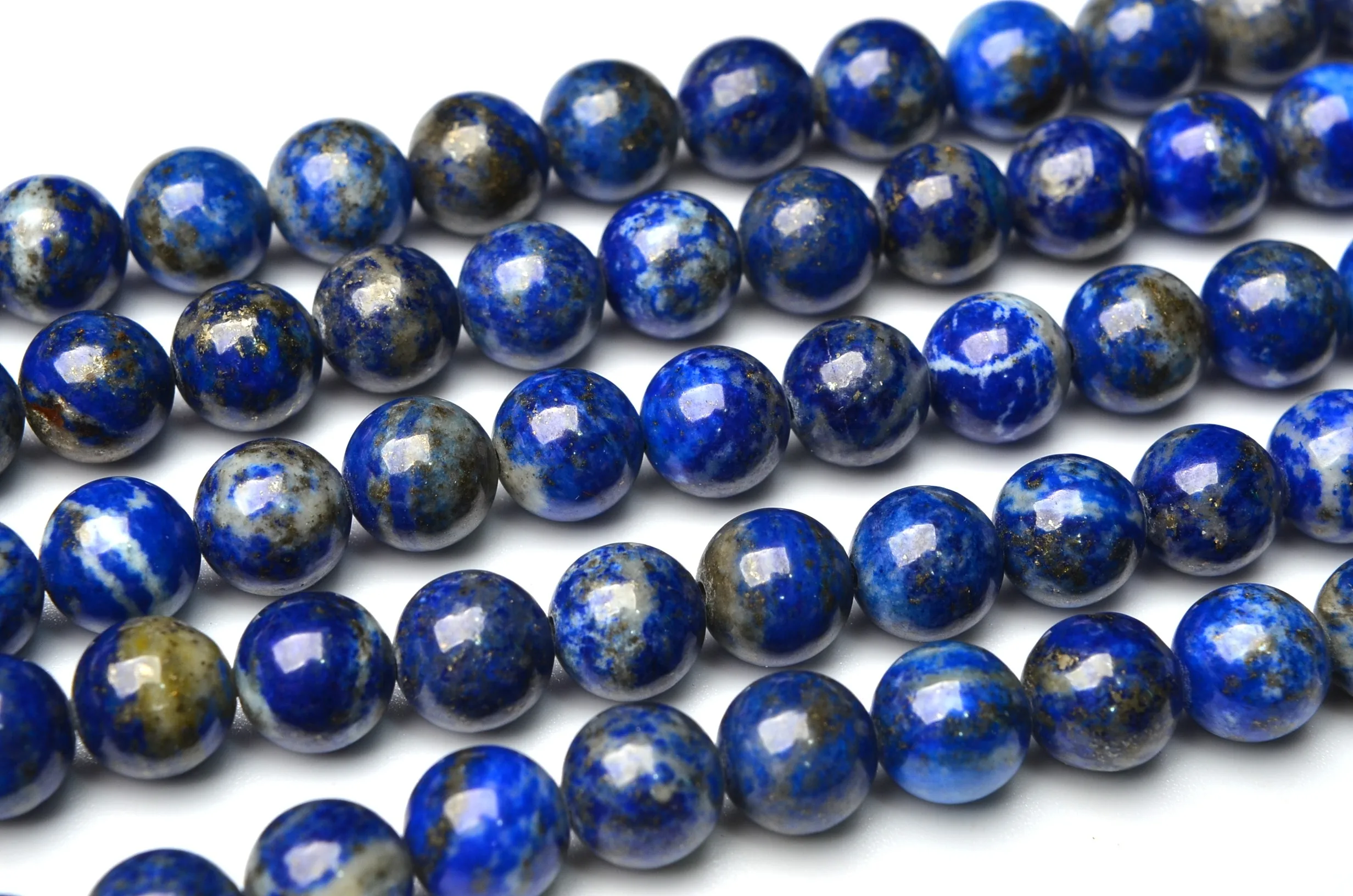 

Natural lapis round 4mm-12mm 1strands/set ï¼ˆabout 38 cmï¼‰