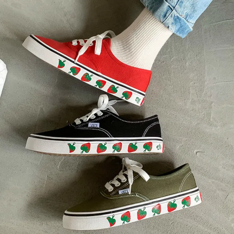 

Women Sneakers Vulcanize Shoes Casual Canvas Shoes Fashion Cute Lolita Female Sport Shose New Breathable Women Summer Flat Shoes