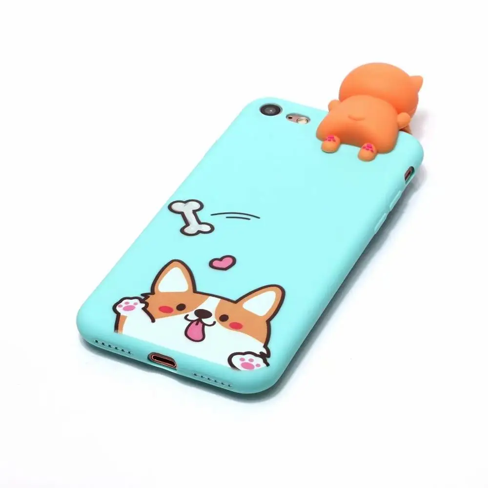 For Huawei P30 P20 P10 P8 Mate20 LITE Y3 Y5 Y7 Y9 cases Cartoon 3D Animal Soft Cover on for Honor 7A 9LITE 10LITE 7C case fundas |