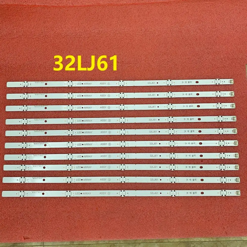 Новая светодиодная лента с подсветкой 10 шт./лот для LG 32LJ610V 32LJ610U LED массив в сборе