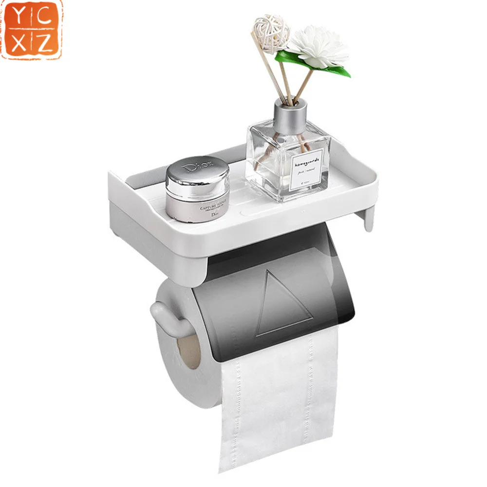 

Toilet Paper Box of Toilet Paper Holder Shelf Smoke Box Restroom Accessories Paper Dispenser from Punched Hanging Waterproof