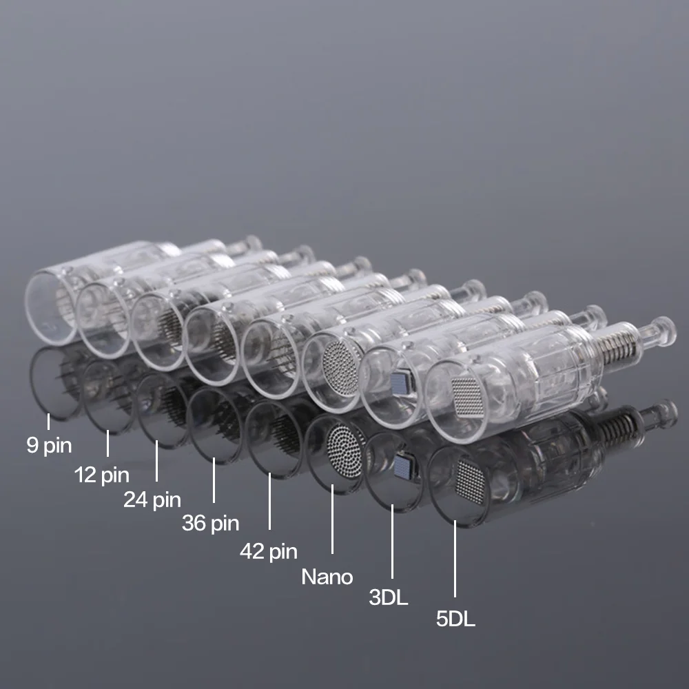 

10PCS Bayonet Cartridge NeedleTip Exfoliate Shrink Pores Device Micro Needles For Derma Pen Therapy Beauty Tool Needles