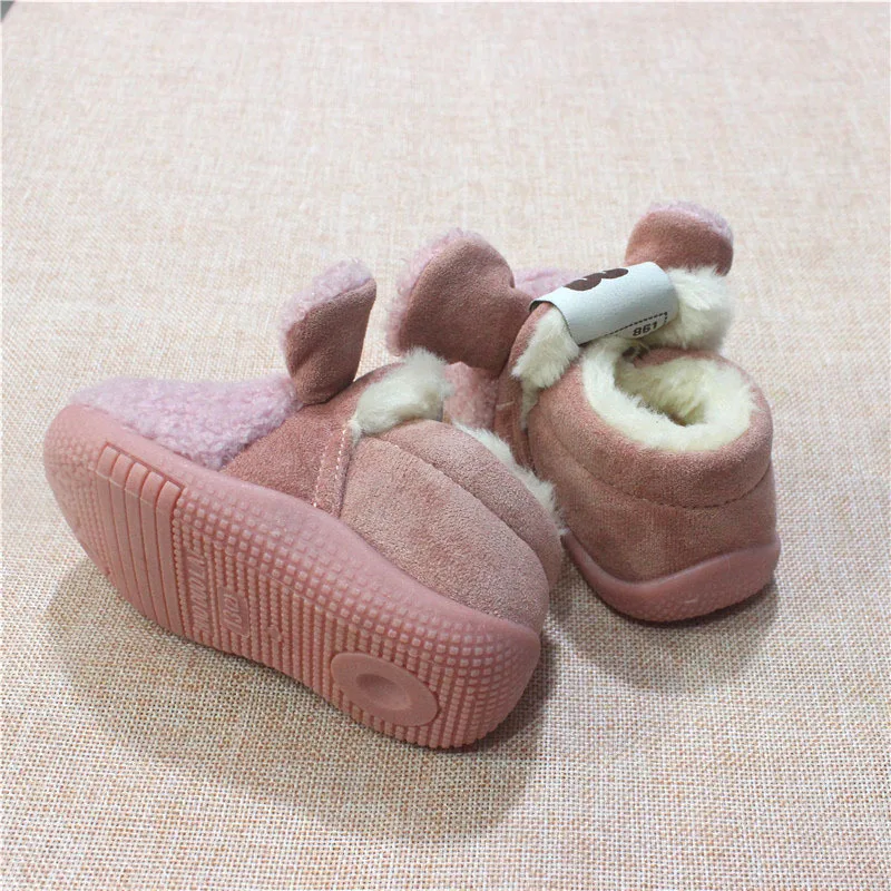 Зимняя Теплая обувь для маленьких девочек и мальчиков, кроссовки для первых шагов, детская обувь для детской кроватки, милая обувь для малыш... от AliExpress WW
