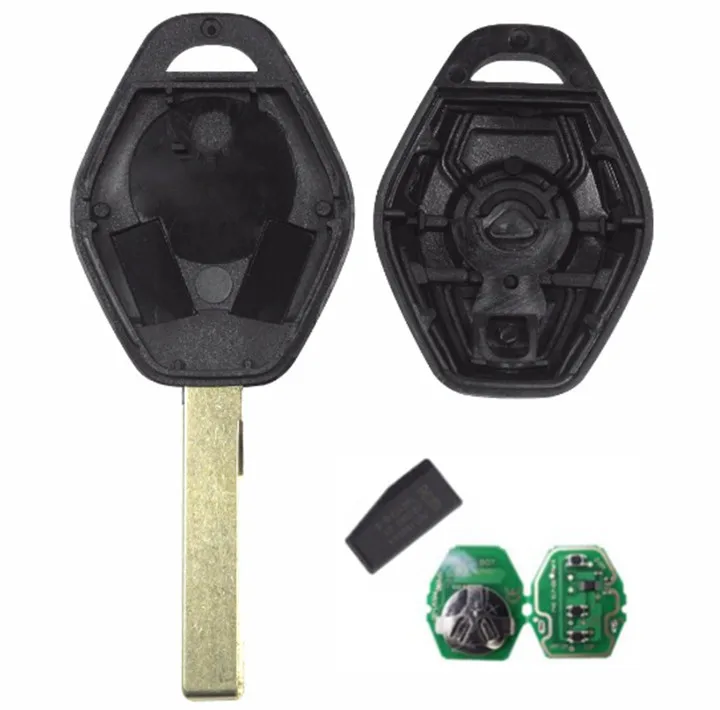 Автомобильный ключ Wilongda с 3 кнопками дистанционный 315 МГц 433 ID44 pcf7935 чип для BMW EWS E46