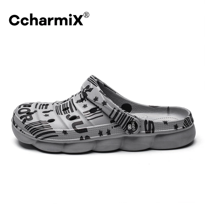 Сандалии CcharmiX мужские камуфляжные резиновая обувь для сада пляжные тапочки
