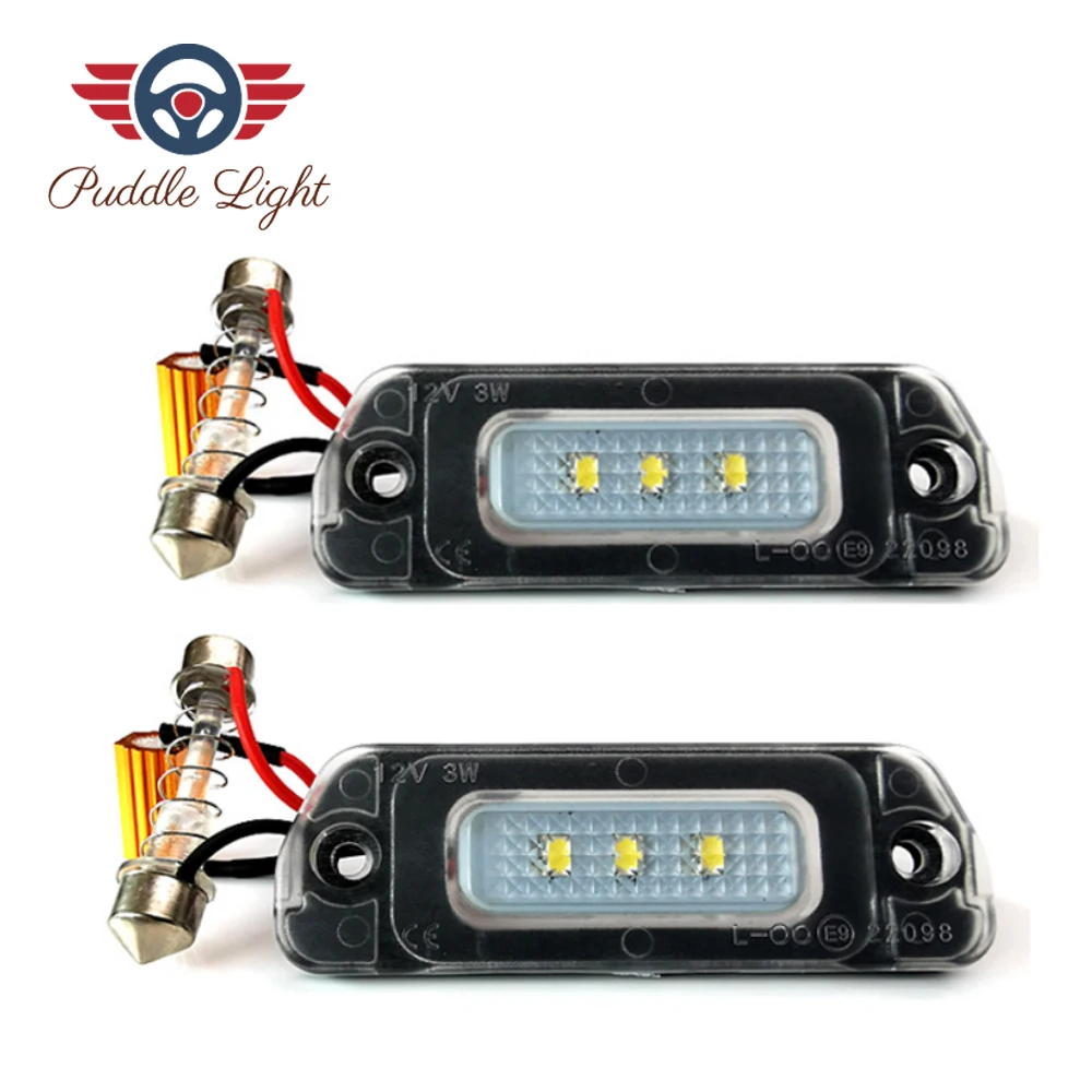 2x 3SMD CAN-bus светодиодный номерной знак светильник для Mercedes-Benz AMG W164 X164 W251 GL350 GL450 GL500 GL550 ML320 ML450 R350