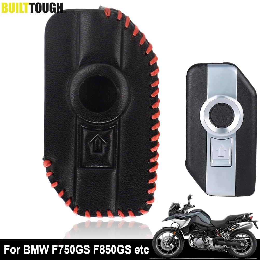 

Key Shell Case Cover Fob Holder 2 Button Leather For BMW Motorcycle F750GS F850GS K1600GT R1250GS LC ADV R1200GS LC ADV