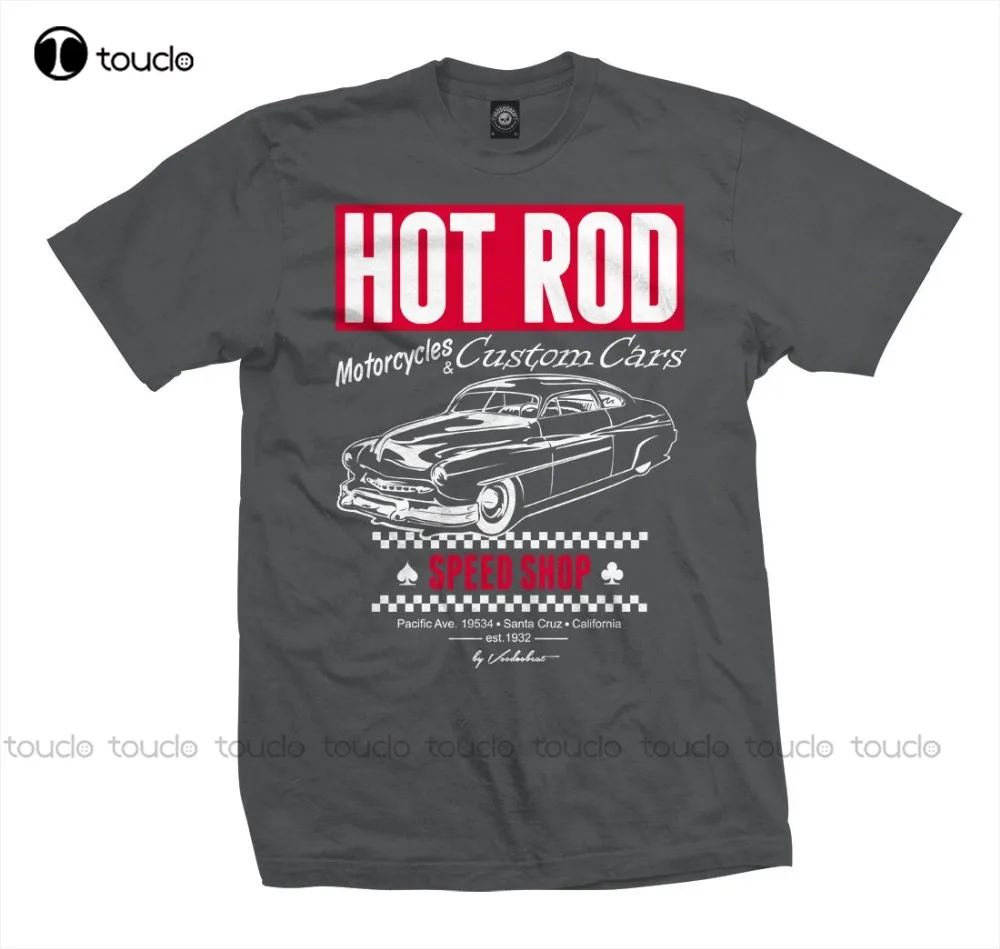 

Fashion Hot T-Shirt - Speed Shop - Hot Rod American Classic Car Fans V8 Flathead Us Car T Shirt Custom Aldult Teen Unisex