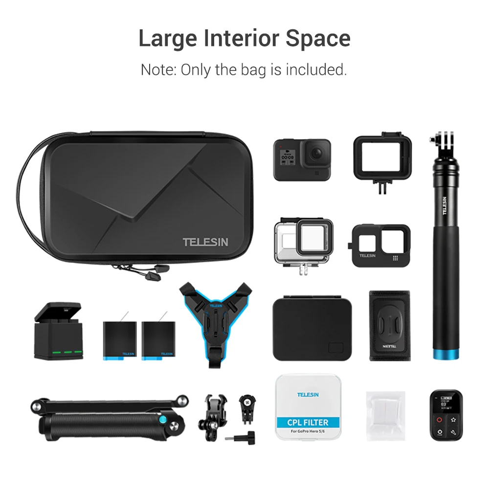 Водонепроницаемый чехол для экшн-камеры сумка хранения расширяемая GoPro Hero 5/6/7/8
