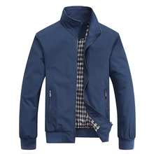 2021 Spring Autumn Casual Solid Fashion Slim Bomber Jacket Men Overcoat New Arrival Baseball Jackets Men's Jacket