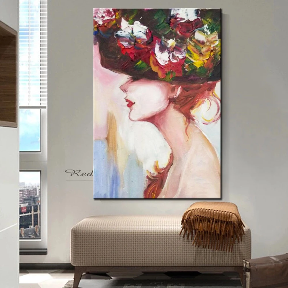 

5D DIY diamond painting Abstract sexy woman diamond mosaic flower square embroidery cross stitch kit handmade home decoration