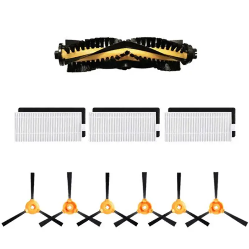 

For Ecovacs DEEBOT N79/N79S Vacuum Cleaner Parts Filters Roller Side Brushes Set