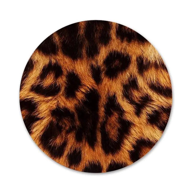 Модные значки с гепардовым леопардом Ягуаром украшения броши металлические для