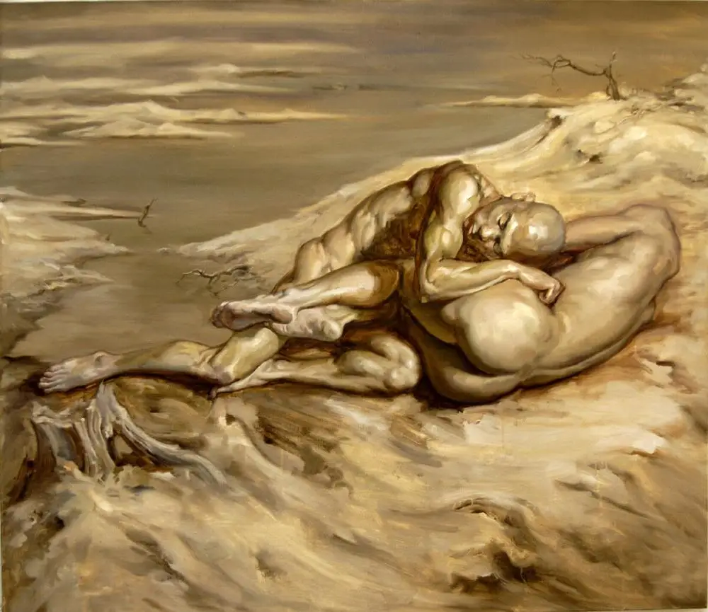 Художественная Высококачественная идеальная ручная роспись на холсте: Desolate