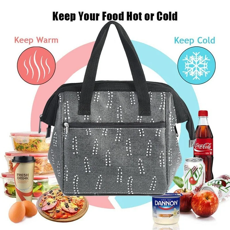 

High Capacity Lunch Bag Ice Bag Travel Outdoor Women's Waterproof Crossbody Insulation Bag Shoulder Meal Bag Multifunction Tote