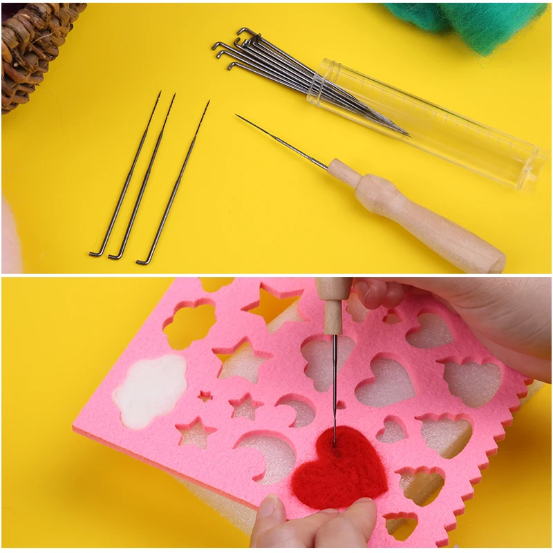 LMDZ набор из 30 штук комплекты игл для валения шерсть принадлежности поделок игла