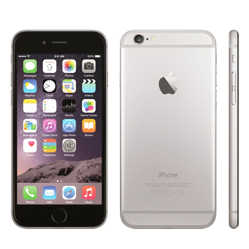 Разблокированный Apple iPhone 6 сотовые телефоны 4 7 дюймов IOS 8 двухъядерный Dual Core 1 ГГц