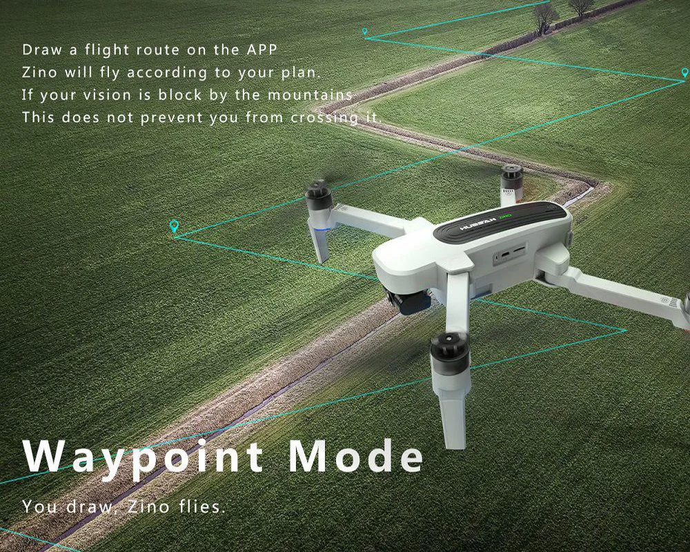 RCtown Hubsan H117S Zino GPS 5G Wi-Fi 1 км с видом от первого лица в формате 4K UHD Камера Дрон