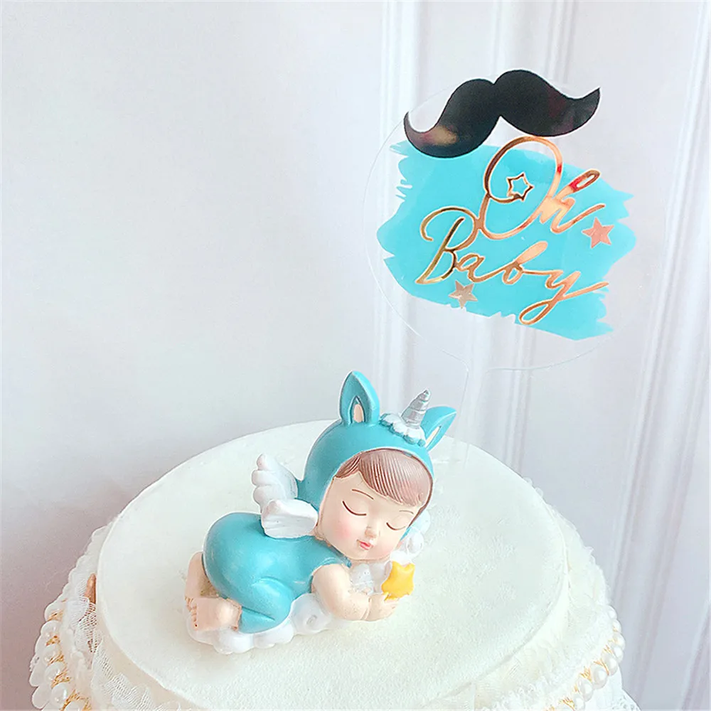 О Капкейк с надписью Baby для ношения обувью Shower украшения торта вечеринки