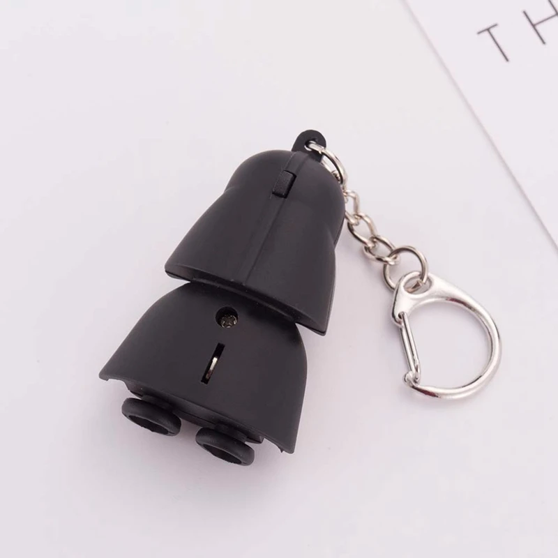 

FAMSHIN Hot 2021 Star Wars Keychain Light Black Darth Vader Pendant LED KeyChains For Man Party Gift Anime keychain Accessories