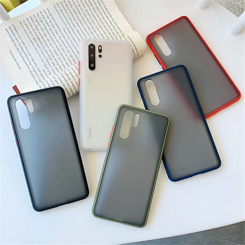 Матовый Жесткий чехол для телефона Huawei P20 P30 Pro Lite Nova 6 SE 5 5i 4 4E Mate 20 30 Y6 Y7 Y9 Prime 2019