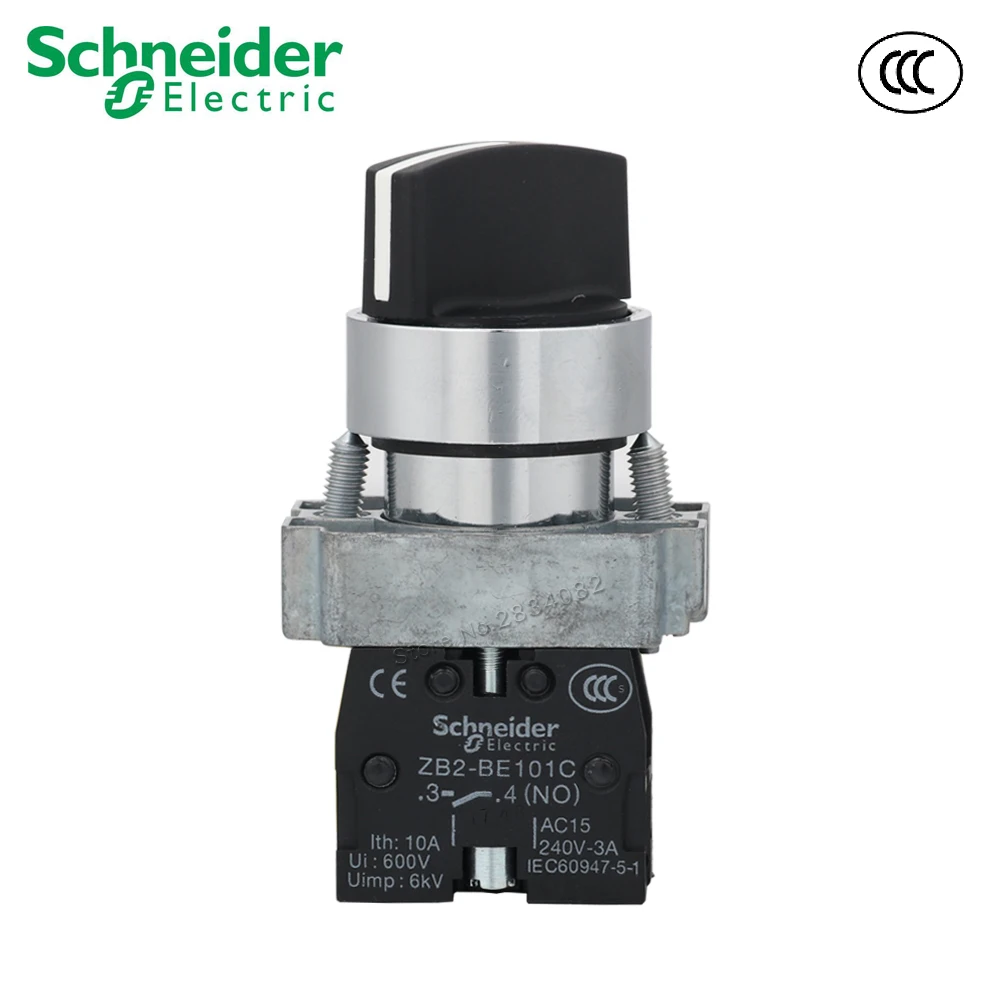 Кнопочный переключатель 22 мм поддерживаемый 1NO защелкивающаяся Поворотная