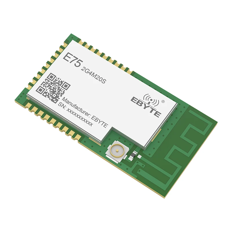 

E75-2G4M20S JN5168 Zigbee 2.4GHz 100mW Wireless Transmitter Receiver SMD 20dBm PCB IPEX 2.4 GHz rf Transceiver Module