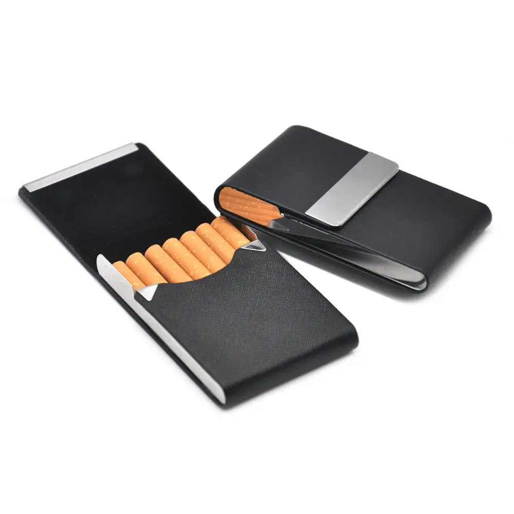 

[HORNET] Regular Size Artificial LeatherLeather Cigarette Case(Hold 7 Regular size Cigarette) Portable Personality Cigarette Box