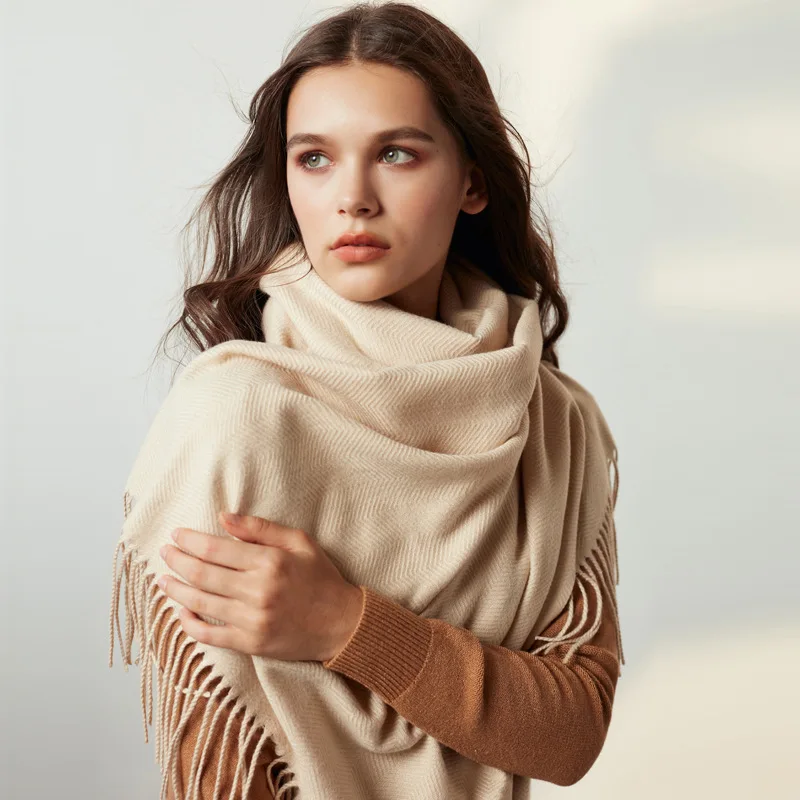 

Autumn and Winter Fashion Elegant Ladies Cashmere Shawl Trend Versatile Warm and Cold-proof Scarf WJZ063-WJZ067