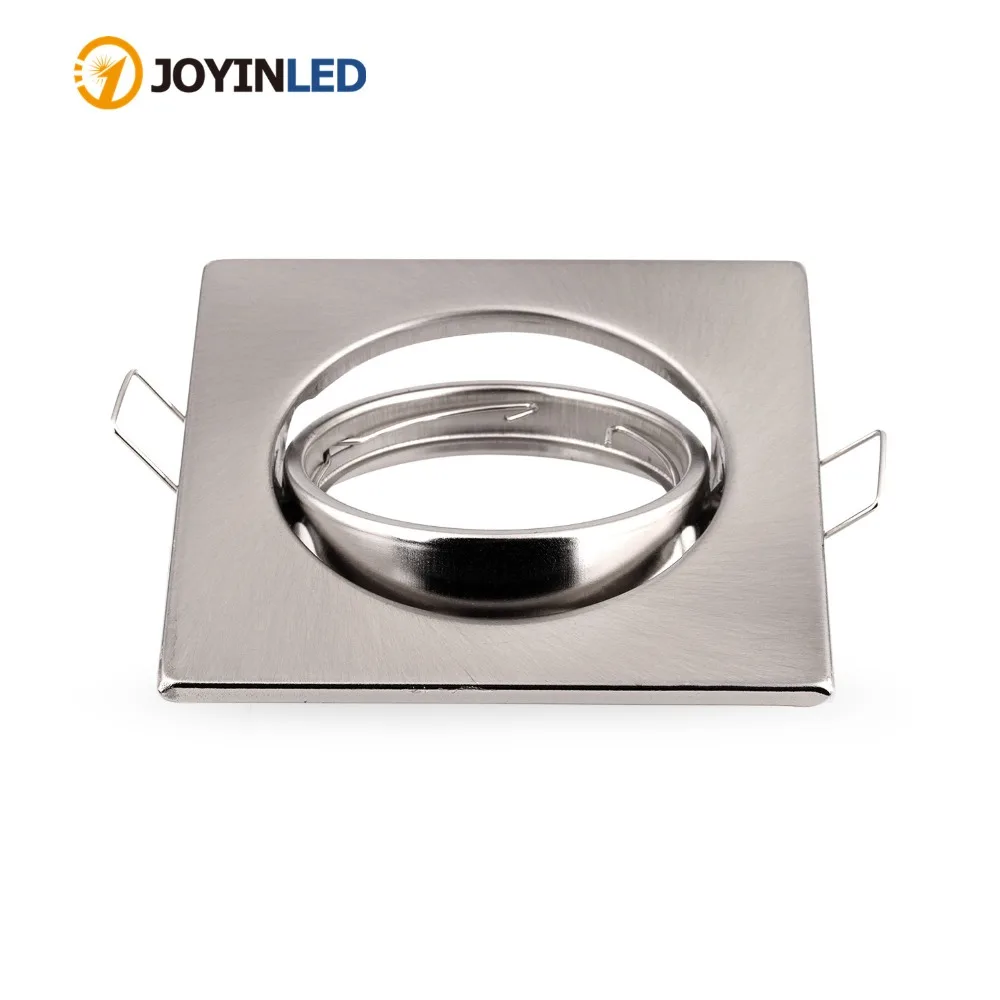 Встраиваемые светодиодные кольца 10 шт./лот Светодиодный прожектор GU10 MR16 арматура