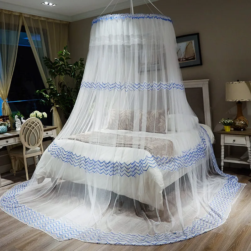 Online Sommer Neue Jurte Kuppel Moskito Netz Prinzessin Hause Decke 1,8 M Bett Freies-montage Zelt 2,0x2,2 Vorhänge Bett Wohnkultur